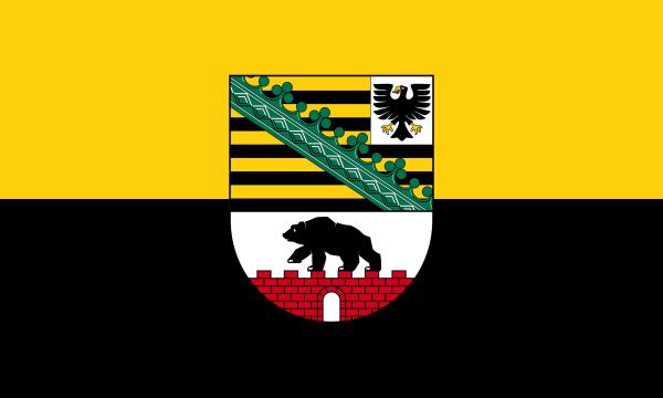 Aufkleber - Landesflagge Sachsen-Anhalt_01